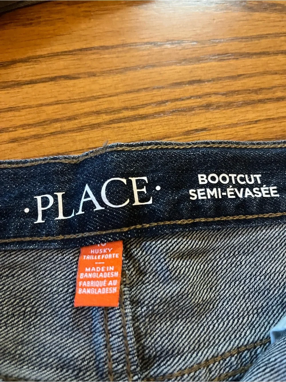 The Children's Place Dark Blue Straight-Leg Jeans for Kids 16 Husky